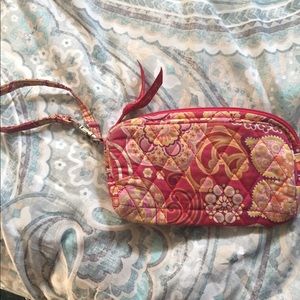 Vera Bradley Raspberry Fizz Wristlet